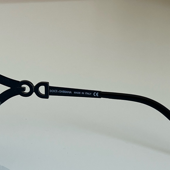 Dolce & Gabbana Black Rhinestone Sunglasses - Picture 4 of 4